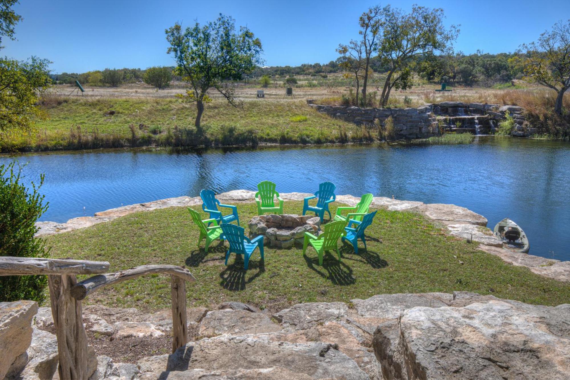 Ranch Retreat Combo With Stunning Creek View-Fire Pit Villa Fredericksburg Esterno foto